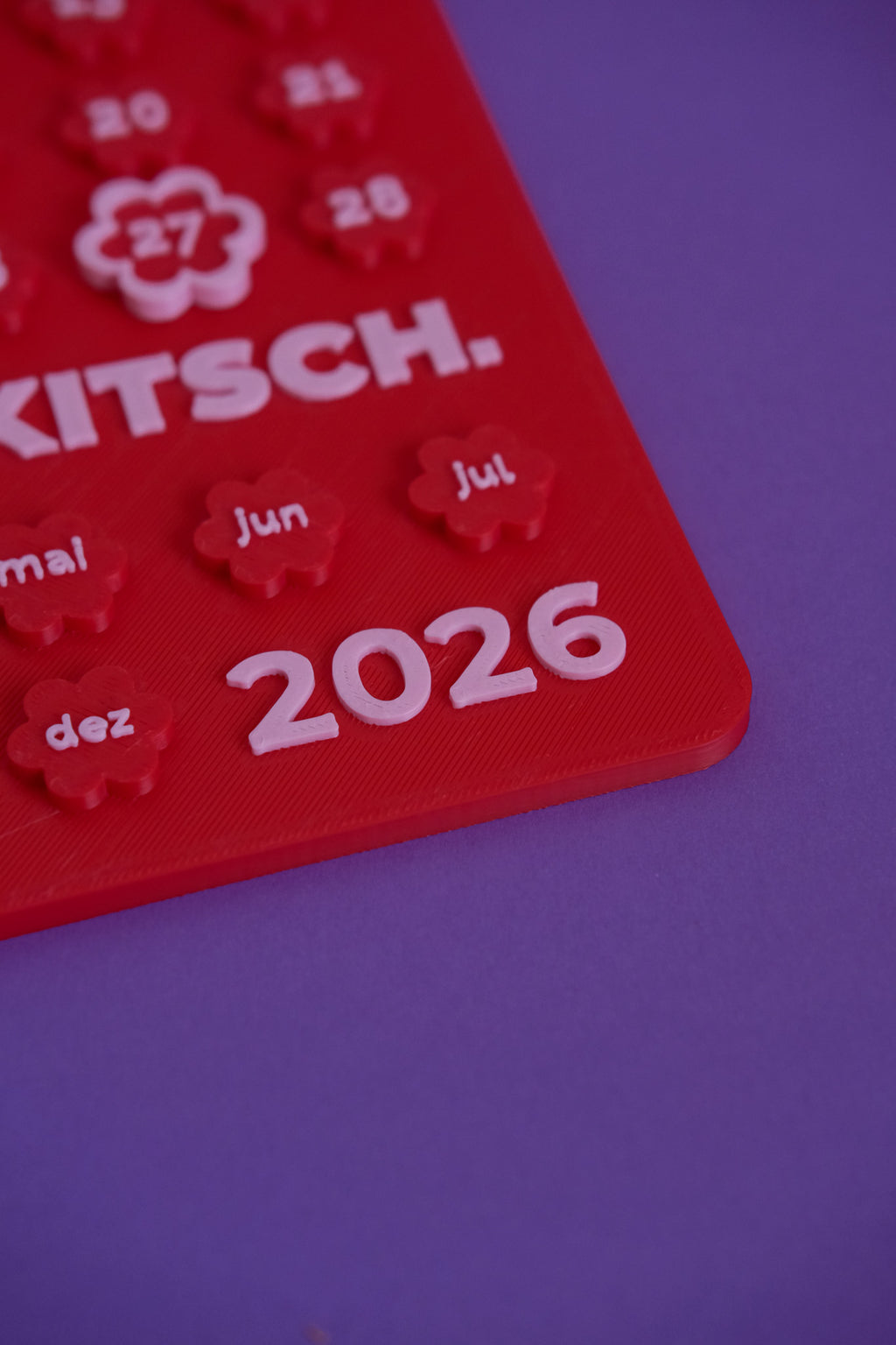 2026 CLOUD CALENDAR - Red