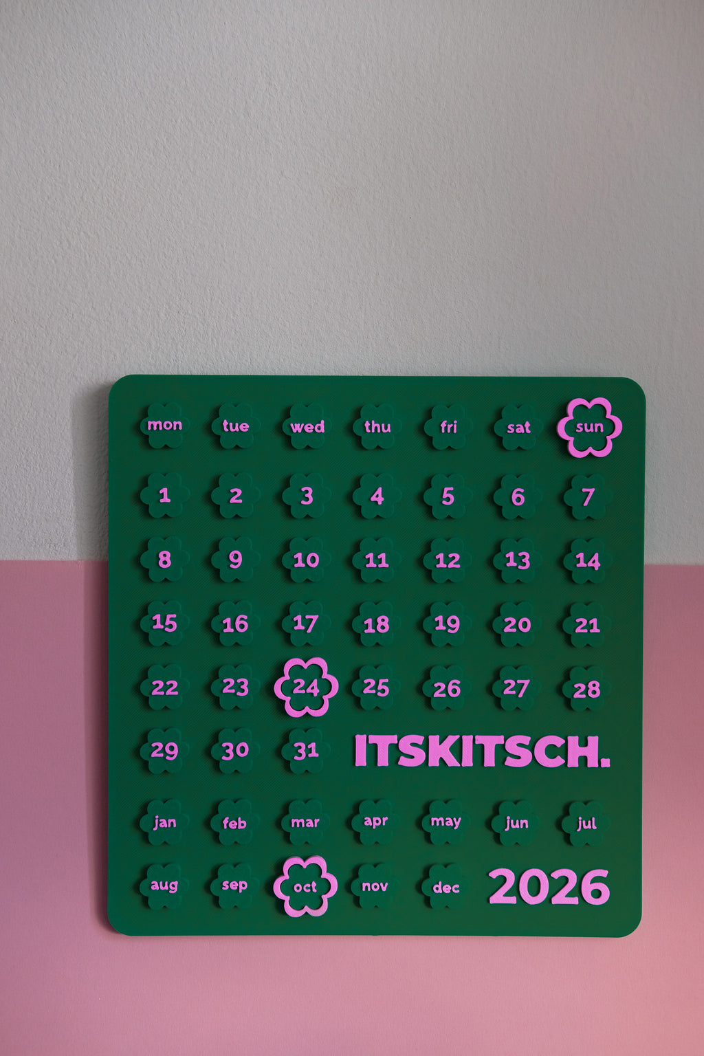 2026 CLOUD CALENDAR - Green