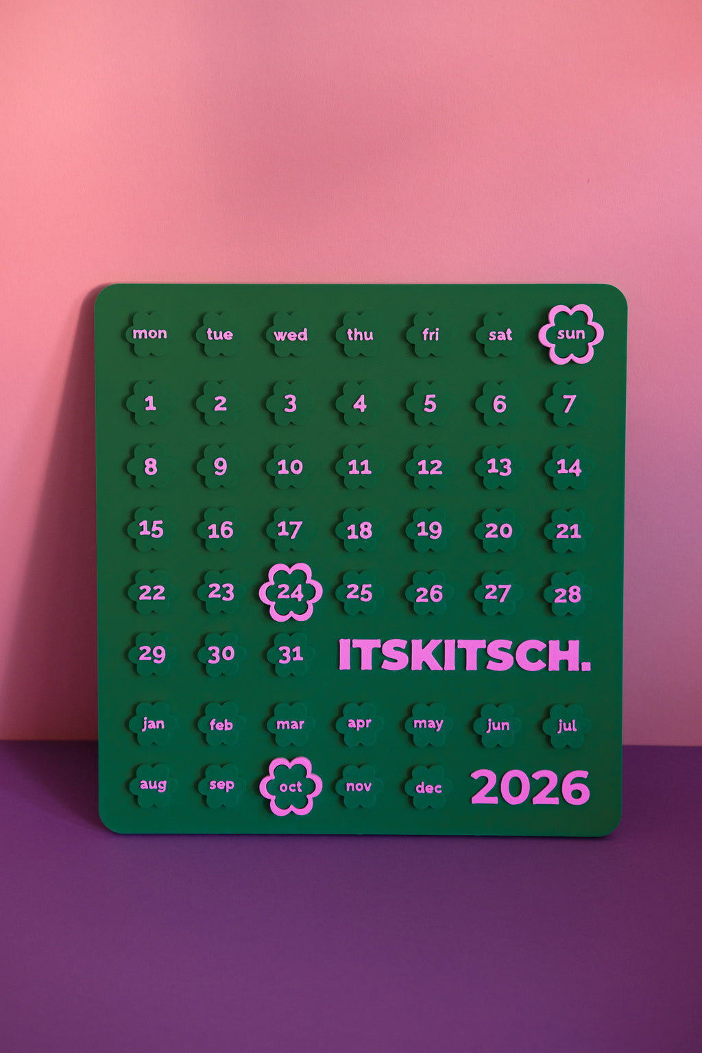 2026 CLOUD CALENDAR - Green