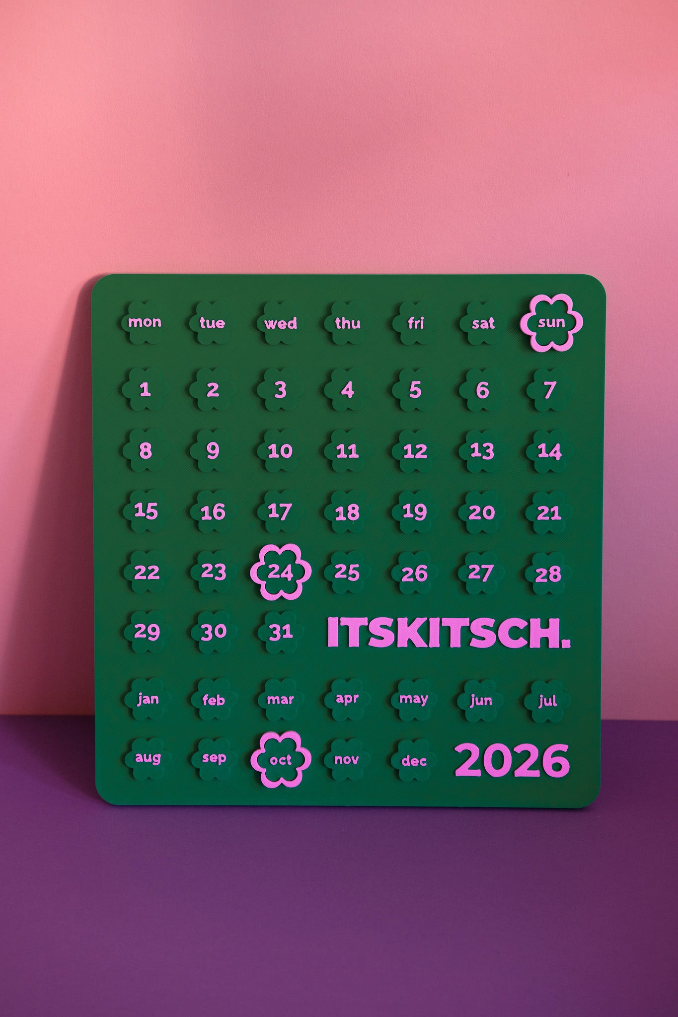 2026 CLOUD CALENDAR - Green