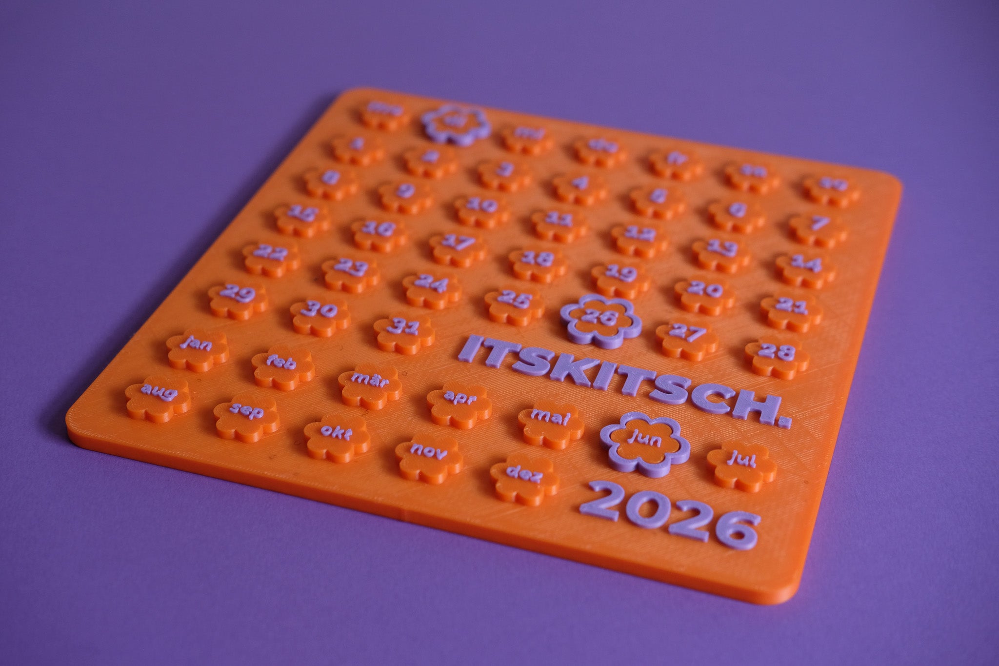 2026 CLOUD CALENDAR - Orange