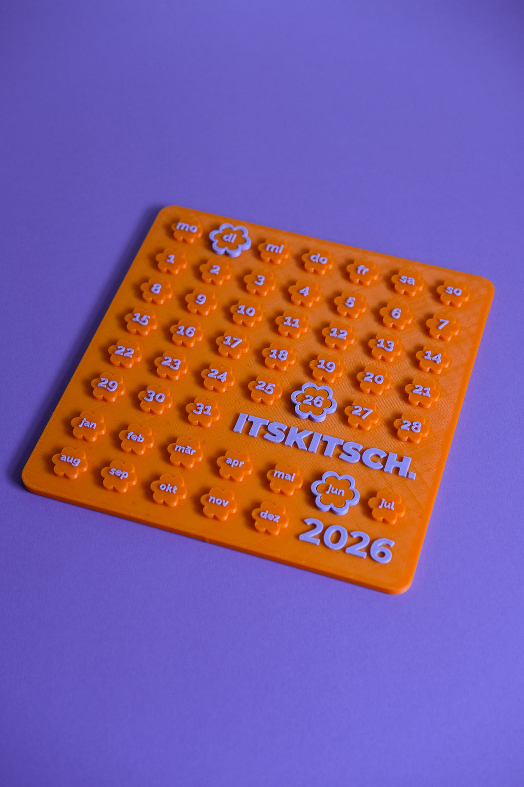 2026 CLOUD CALENDAR - Orange