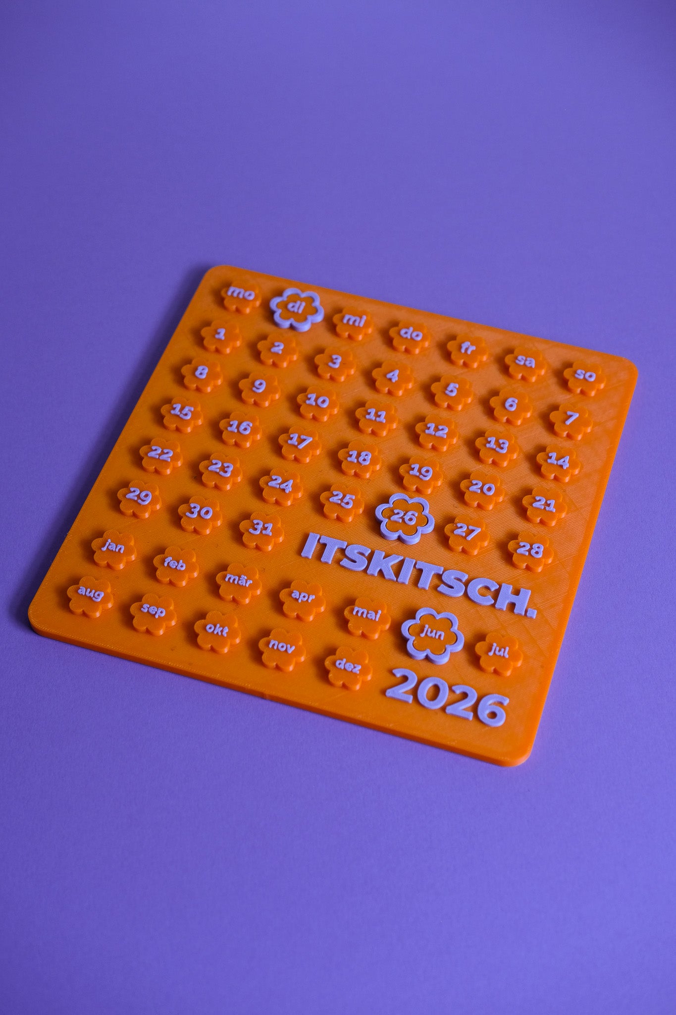 2026 CLOUD CALENDAR - Orange