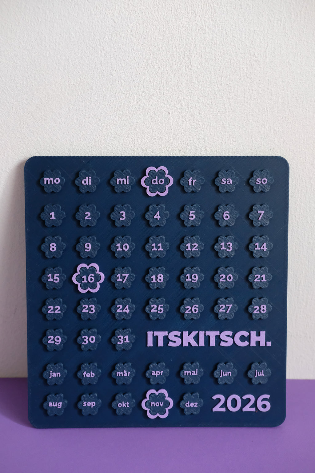 2026 CLOUD CALENDAR - Blue