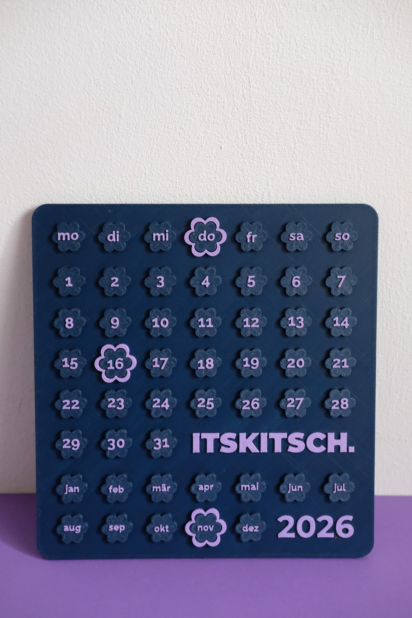 2026 CLOUD CALENDAR - Blue