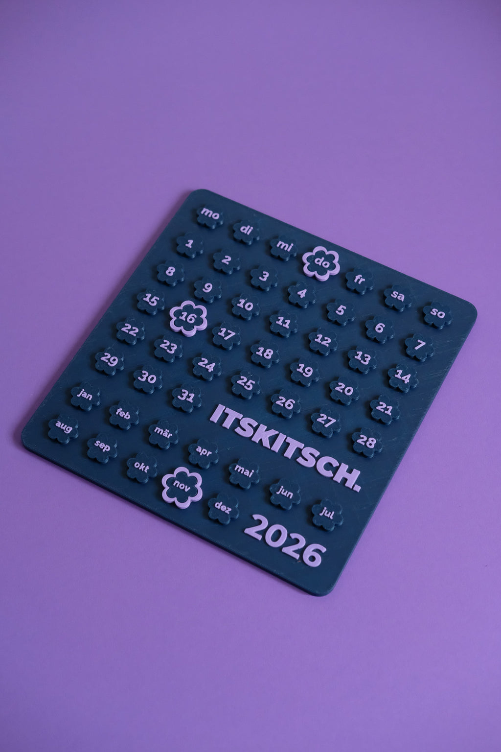 2026 CLOUD CALENDAR - Blue